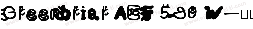 Greenbriar AEF 580 W字体转换